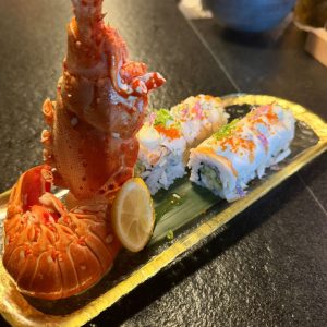 Rolls signature japonais du restaurant LanLan à Monaco